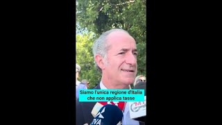 Zaia sullIrap quotHo il cuore in pace Siamo lunica Regione che non applica tassequot [upl. by Anilegnave]