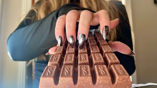 🍫Chocolate Scratching amp Tapping ASMR [upl. by Krum618]