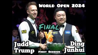 Judd Trump Vs Ding 2024 World Open Snooker [upl. by Alleber]