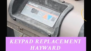 Keypad replacement Hayward Heater [upl. by Nnylaehs]