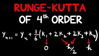 53 RungeKutta of 4th Order  Example  Numerical Methods [upl. by Wollis739]