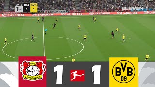 Bayer 04 Leverkusen vs Borussia Dortmund 11  Bundesliga 202324  Match Highlights and Goals [upl. by Salamone]