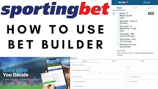 How to use the Sportingbet Same Match Bet Builder  Build a Bet [upl. by Ingelbert]