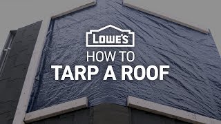 How To Tarp A Roof  Severe Weather Guide [upl. by Sedaiuqlem894]