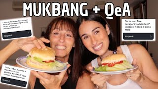 MUKBANG MCDONALDS FAI DA TE CON LA MIA MAMMA  QampA [upl. by Dorr]