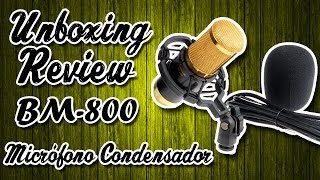 BM800  Micrófono Condensador  Unboxing amp Review Español [upl. by Nallak377]