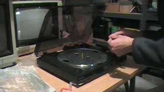 Pioneer PL990 turntable unboxing amp setup [upl. by Arihsaj]