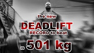 the new RECORD  DEADLIFT IS 501 kg  Thor Bjornsson  Side by side with the OLD record [upl. by Obbard671]