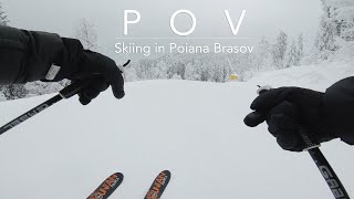 2021 POV Skiing in Poiana Brasov  Ruia  Lupului  Sulinar [upl. by Hsevahb]