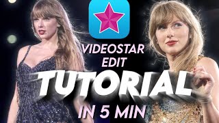 how to make a tiktok edit on video star in five minutes beginners tutorial [upl. by Ater]