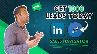 How To Use LinkedIn Sales Navigator To Generate Leads  2024 beginner tutorial [upl. by Nattirb431]