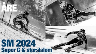 Svenska mästerskapet i storslalom Åre 2024 [upl. by Sheff]