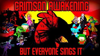 CRIMSON AWAKENING but Every Turn a Different Character Sings It 🎵🎤 FNF BETADCIU [upl. by Egiaf202]