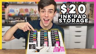 This 20 Ink Pad Storage Is AWESOME  Craft Room Organization [upl. by Aicilaf]