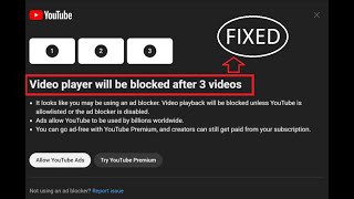 How to Bypass YouTube Anti Ad Block Detection once and for all [upl. by Siol299]