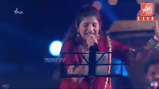 Mangli Sings Sadhu Jangama Song at Sadhguru MahashivaRatri 2021 YOYO Kannada News [upl. by Llerreg]