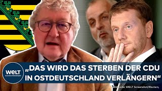 SACHSEN CDU könnte bei Landtagswahlen knapp vor AfD gewinnen  Aber langfristig kein Machterhalt [upl. by Steere706]