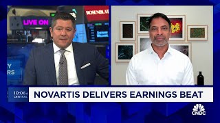 Novartis CEO Heres why we boosted our fullyear guidance [upl. by Eidnar]