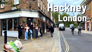 LONDON Hackney Vlog 🇬🇧 Walk Route 4K [upl. by Silver]