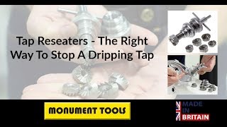 Tap Reseaters  The Right Way To Stop A Dripping Tap [upl. by Pomfret]