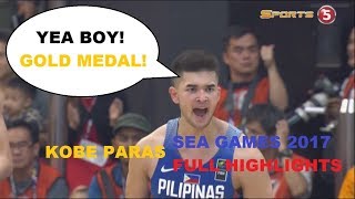 KOBE PARAS SEA GAMES 2017 FULL HIGHLIGHTS  GOLD MEDALIST  All About Basketball [upl. by Eihpos]