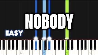 Casting Crowns  Nobody  EASY PIANO TUTORIAL by Synthly [upl. by Alpert]