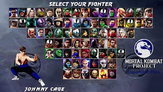 Mortal Kombat Project  Expanded Plus 2024  Johnny Cage MK2 [upl. by Atsirhc]