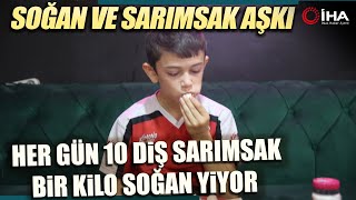 Eymen Her Gün 10 Diş Sarımsak Bir Kilo Soğan Yiyor [upl. by Hannah]