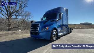 2020 Freightliner Cascadia 126 Sleeper Walkthrough Video [upl. by Ekusoyr566]