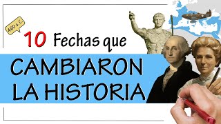 10 Fechas Inolvidables que CAMBIARON LA HISTORIA  La Democracia Alejandro Magno Crisis de 1929 [upl. by Cyndie]