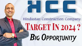 HCC Ltd Share Price Target In 2024   Big Opportunity  Hindustan Construction Company Ltd [upl. by Gnouhp]