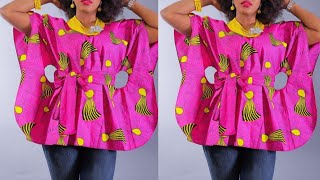 How to make Beautiful Kaftan TOP in just 10 Minute  Kaftan TOP Cutting and Stitching Full Tutorial [upl. by Carlin]