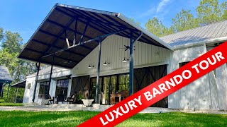 Creekhouse Luxury Barndominium Home Tour  Texas Best Construction [upl. by Glynis]