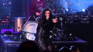 Lorde Ribs Live On Letterman [upl. by Danuloff]