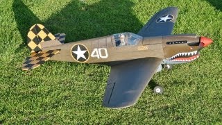 KYOSHO  CURTISS P40 WARHAWK  EP  JOHNNY AT HDMFC [upl. by Ronen]