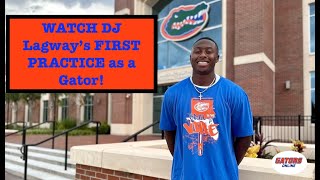 DJ Lagways FIRST practice as a Florida Gator [upl. by Lierbag]