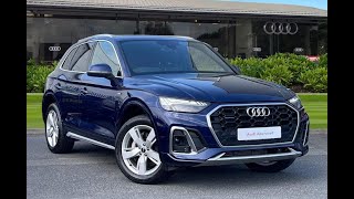 Approved Used Audi Q5 S Line Plugin Hybrid  Carlisle Audi [upl. by Ruhtracam]