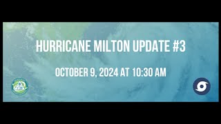 Brevard emergency officials offer live Hurricane Milton update [upl. by Crotty]