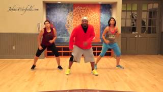 Jabari Warfields Dance Fitness choreo to Badinga by TWRK [upl. by Karoline525]