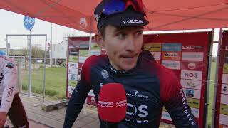 Michał Kwiatkowski  Interview at the finish  Amstel Gold Race 2022 [upl. by Samled]