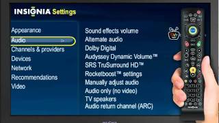 Audio Setup Guide  Insignia Connected TV [upl. by Joletta]