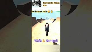 Ninja h2r accident 😳 indianbikedriving3d ninjah2r shorts [upl. by Carlick]