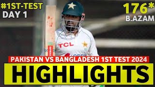 LIVE  Pakistan vs Bangladesh 1st t20 match 2024Pak vs Ban Today Score Playing 11 PAK vs BNG [upl. by Forster]