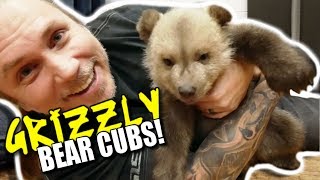 WE MET A GRIZZLY BEAR CUB wDavid Dobrik and the Vlog Squad  BRIAN BARCZYK [upl. by Htieh]