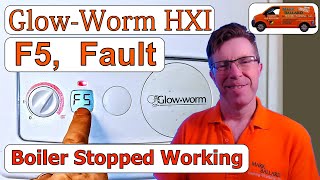 GlowWorm HXI F5 Fault What I need to do to get the boiler working again Plus Fault Causes [upl. by Catharine]