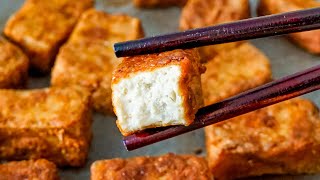 How To Make Crispy Baked Tofu [upl. by Idnar740]