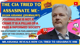 US HYPOCRISY EXPOSED BY MR ASSANGE IN HIS 1ST PUBLIC APPEARANCE IN ASSEMBLY OF D COUNCIL OF EUROPE [upl. by Asilehs]