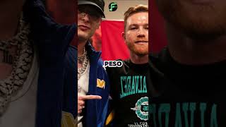 Las Palabras de Peso Pluma al Canelo 👏 [upl. by Yeroc]