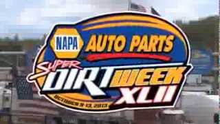 Dirt Track Racing 2013 Super DIRT Week XLII Commercial [upl. by Evad822]