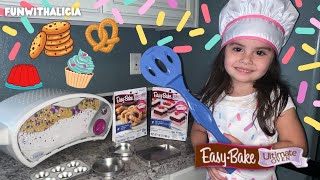 Easy Bake Ultimate Oven Recipes Pretzels Alicia makes pretzels [upl. by Heigl]